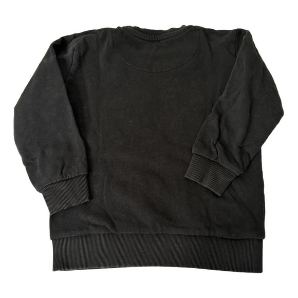 Missie Munster Girls Crewneck Longsleeve Sweatshirt Be The Sunshine Black Size 6 - Picture 2 of 5